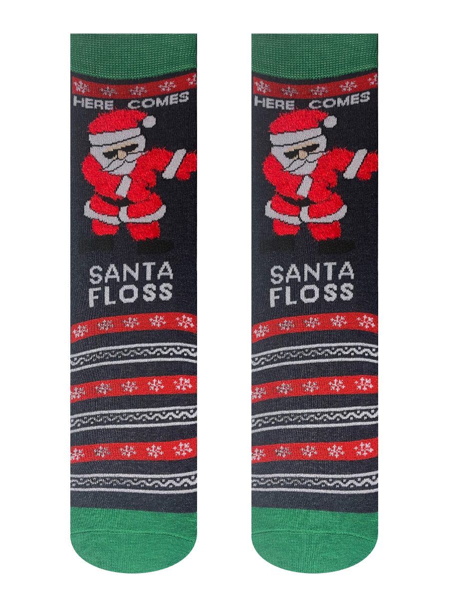 Christmas Santa floss